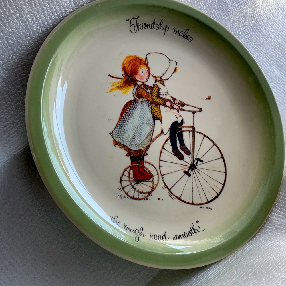 Holly Hobbie plate